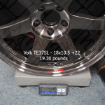 Volk TE37SL  18x10.5 +22