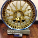 Work VS-XX:  18x8 +21